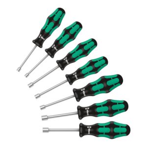 Wera 395 HO/7 SM Steckschlüssel-Schraubendrehersatz, 7-teilig