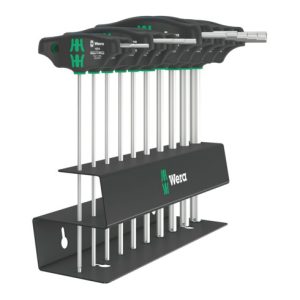 Wera 454/10 HF Set Imperial 2 Schraubendrehersatz Quergriff-Schraubendreher Hex-Plus mit Haltefunktion, zöllig, 10-teilig Wera 454/10 HF Set Imperial 2 Schraubendrehersatz Quergriff-Schraubendreher Hex-Plus mit Haltefunktion, zöllig, 10-teilig