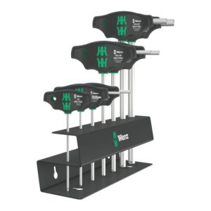 Wera 454/7 HF Set 2 Schraubendrehersatz Quergriff-Schraubendreher Hex-Plus mit Haltefunktion, 7-teilig Wera 454/7 HF Set 2 Schraubendrehersatz Quergriff-Schraubendreher Hex-Plus mit Haltefunktion, 7-teilig