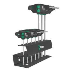 Wera 467/7 TORX HF Set 2 Schraubendrehersatz Quergriff TORX Schraubendreher mit Haltefunktion, 7-teilig Wera 467/7 TORX HF Set 2 Schraubendrehersatz Quergriff TORX Schraubendreher mit Haltefunktion, 7-teilig