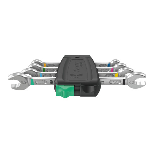Wera 6005 Joker 4 Set 1 Doppelmaulschlüssel-Satz, 4-teilig