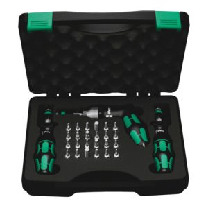 Wera 7445/46/47 Kraftform Drehmomentschraubendreher-Satz 2,5-55,0 in.lbs., 27-teilig Wera 7445/46/47 Kraftform Drehmomentschraubendreher-Satz 2,5-55,0 in.lbs., 27-teilig