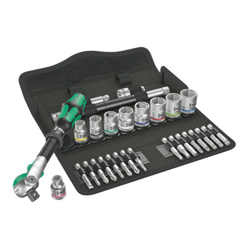Wera 8100 SB 6 Zyklop Speed-Knarrensatz, 3/8"-Antrieb, metrisch, 29-teilig
