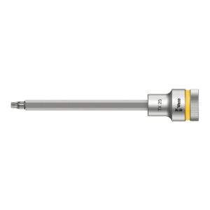 Wera 8767 C HF TORX Zyklop Bitnuss mit 1/2″-Antrieb mit Haltefunktion, TX 25 x 140 mm