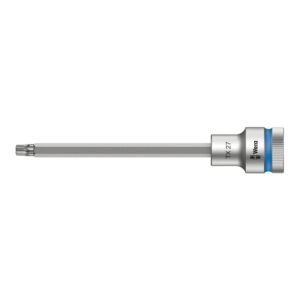 Wera 8767 C HF TORX Zyklop Bitnuss mit 1/2″-Antrieb mit Haltefunktion, TX 27 x 140 mm