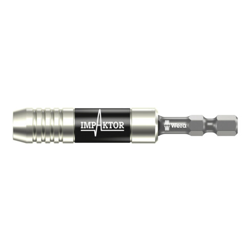 Wera 897/4 IMP Impaktor Halter mit Sprengring und Magnet, 1/4" x 75 mm