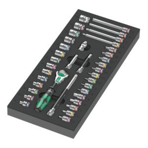 Wera 9720 Schaumstoffeinlage 8000 A Zyklop Knarre 1/4″ Set 1, 37-teilig Wera 9720 Schaumstoffeinlage 8000 A Zyklop Knarre 1/4″ Set 1, 37-teilig