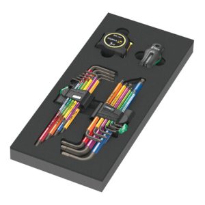 Wera 9740 Schaumstoffeinlage Winkelschlüssel Set 1, 20-teilig