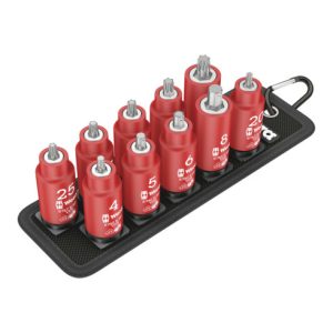 Wera Belt B VDE 1 Zyklop Bitnuss-Satz Torx/Innensechskant mit Haltefunktion, 3/8 Zoll-Antrieb, 10-teilig Wera Belt B VDE 1 Zyklop Bitnuss-Satz Torx/Innensechskant mit Haltefunktion, 3/8 Zoll-Antrieb, 10-teilig