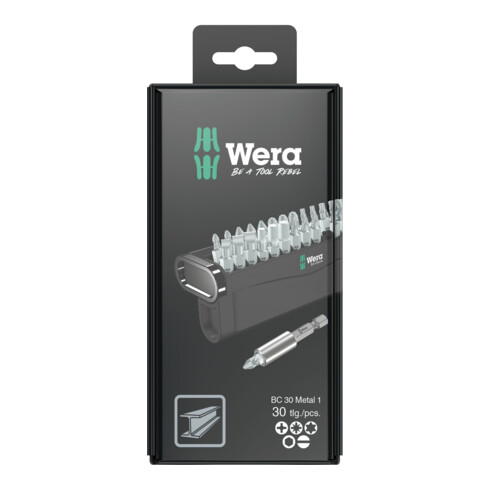 Wera Bit-Set Check 30 Metal 1 SB, 30-teilig