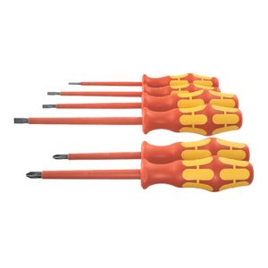 Wera Elektriker-Schraubendreher-Sortiment, vollisoliert, Schlitz und Pozidriv, 6-teilig Wera Elektriker-Schraubendreher-Sortiment, vollisoliert, Schlitz und Pozidriv, 6-teilig