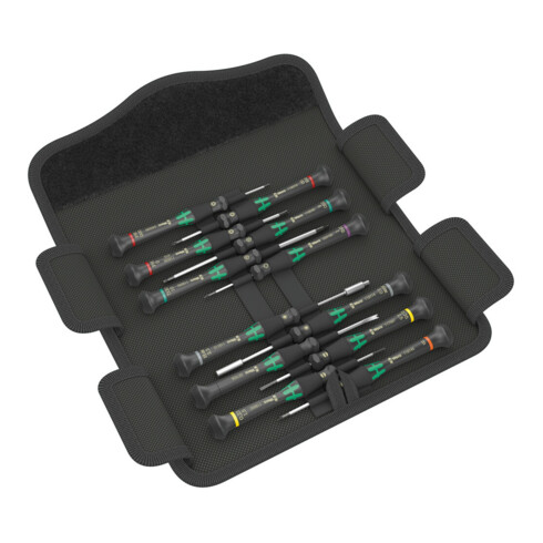 WERA Elektronik-Schraubendreher-Sortiment Kraftform-Micro, Anzahl Schraubendreher: 12