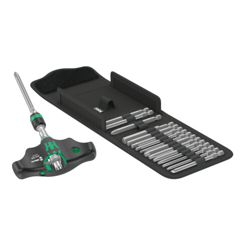 Wera Kraftform Kompakt 400 RA Set 1, 17-teilig