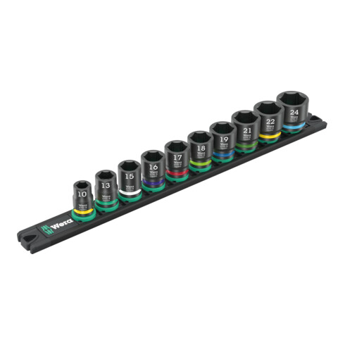 Wera Nuss-Magnetleiste 9607 B Impaktor 1, 10-teilig