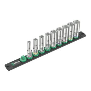 Wera Nuss-Magnetleiste B Deep 1 Steckschlüsseleinsatz-Satz, 3/8 Zoll -Antrieb, 9-teilig Wera Nuss-Magnetleiste B Deep 1 Steckschlüsseleinsatz-Satz, 3/8 Zoll -Antrieb, 9-teilig