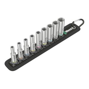 Wera Steckschlüsseleinsatz-Satz Belt A Deep 1, 1/4 Zoll-Antrieb, 9-teilig Wera Steckschlüsseleinsatz-Satz Belt A Deep 1, 1/4 Zoll-Antrieb, 9-teilig