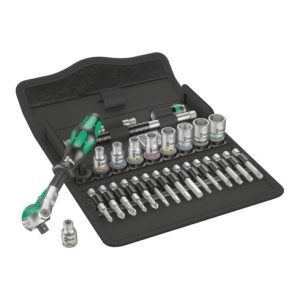 Wera Werk Zyklop Speed-Knarrensatz 1/4″-Antrieb 28-tlg 004016