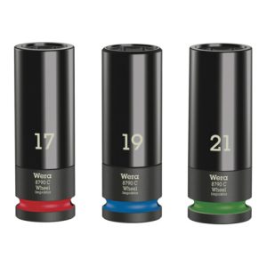 Wera Wheel Impaktor C Set 1 Steckschlüsseleinsatz-Satz, 1/2″-Antrieb, 3-teilig Wera Wheel Impaktor C Set 1 Steckschlüsseleinsatz-Satz, 1/2″-Antrieb, 3-teilig