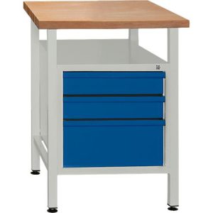 Werkbank mit 3 Schubladen Werkbank mit 3 Schubladen