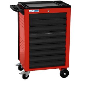 Werkstattwagen BASIC, 9 Schubladen, rot Werkstattwagen BASIC, 9 Schubladen, rot