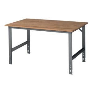Werktisch Tom B1500xT1000xH760-1080mm Arbeitsplatte Buche Gestell anthrazitgrau Werktisch Tom B1500xT1000xH760-1080mm Arbeitsplatte Buche Gestell anthrazitgrau