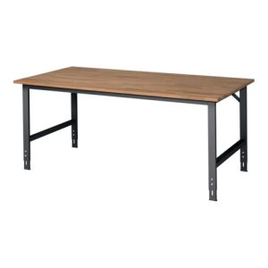 Werktisch Tom B2000xT1000xH760-1080mm Arbeitsplatte Buche Gestell anthrazitgrau Werktisch Tom B2000xT1000xH760-1080mm Arbeitsplatte Buche Gestell anthrazitgrau