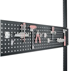Werkzeug-Lochplatte, für Tischbreite 1750 mm, f. Serie Universal/Profi, anthrazit RAL 7016 Werkzeug-Lochplatte, für Tischbreite 1750 mm, f. Serie Universal/Profi, anthrazit RAL 7016