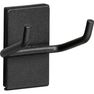 Werkzeughalter WFI, magnetisch, 2 Haken, L 50 x B 40 x H 50 mm, Stahl, schwarz, 2 Stück Werkzeughalter WFI, magnetisch, 2 Haken, L 50 x B 40 x H 50 mm, Stahl, schwarz, 2 Stück