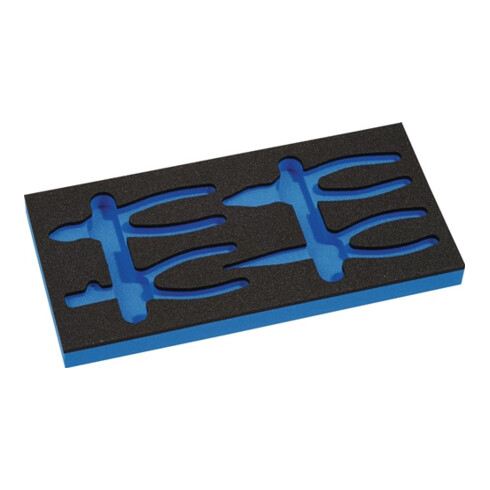 Werkzeugmodul Leereinlage 1/3-Modul 4000 871 293,4-tlg.KNIPEX