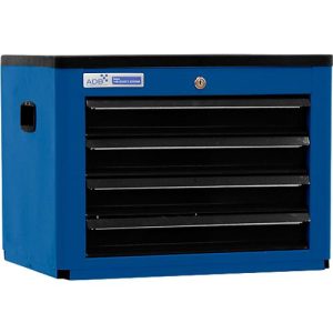 Werkzeugtruhe BASIC, H 450 x B 600 x T 440 mm, 4 Schubladen, blau Werkzeugtruhe BASIC, H 450 x B 600 x T 440 mm, 4 Schubladen, blau