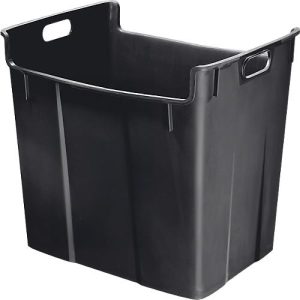 Wertstoffsammelbehälter, 40 l, schwarz Wertstoffsammelbehälter, 40 l, schwarz