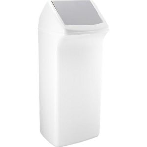 Wertstoffsammler Flip, 40 Liter, mit Deckel, grau Wertstoffsammler Flip, 40 Liter, mit Deckel, grau