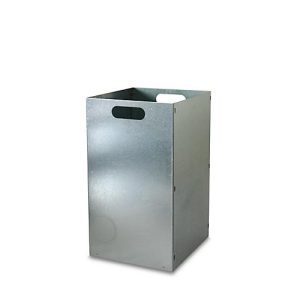Wertstoffsammler, Volumen 87 l, mit Inneneimer, Stahl verzinkt, B 340 x T 380 x H 900 mm, gelb Wertstoffsammler, Volumen 87 l, mit Inneneimer, Stahl verzinkt, B 340 x T 380 x H 900 mm, gelb