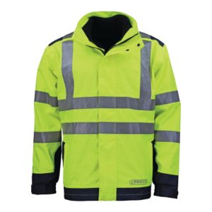 Wetter-,Flamm- u.Warnschutzjacke Gr.XL gelb/blau ASATEX