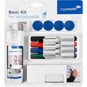 Whiteboard-BASIC-Set Legamaster 7-125100, Marker, Wischer, Reiniger, Magnet, 10-teilig Whiteboard-BASIC-Set Legamaster 7-125100, Marker, Wischer, Reiniger, Magnet, 10-teilig