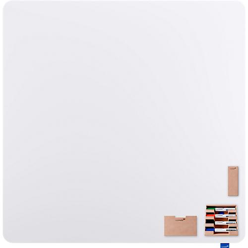 Whiteboard Legamaster Essence, für die Wandmontage, B 1195 x H 1195 mm, Stahl weiß emailliert, magnethaftend, inkl. Befestigungsmaterial