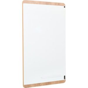 Whiteboard Rocada Natural, magnethaftend, Hoch/Quer, Ablageschale, Stahl auf Melaminholz, B 750 x H 1150 mm Whiteboard Rocada Natural, magnethaftend, Hoch/Quer, Ablageschale, Stahl auf Melaminholz, B 750 x H 1150 mm