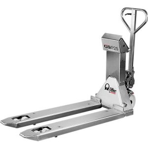 Wiegehubwagen GS/P 25 INOX, Traglast 2000 kg, ohne Thermodrucker Wiegehubwagen GS/P 25 INOX, Traglast 2000 kg, ohne Thermodrucker
