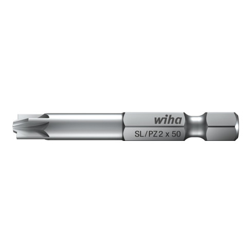 Wiha Bit Professional 70 mm PlusMinus/Pozidriv 1/4" SL/PZ2