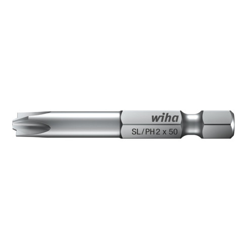 Wiha Bit Professional PlusMinus/Phillips 1/4" SL/PH2 x 50 mm