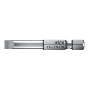 Wiha Bit Professional Schlitz 1/4″ 4,0 x 50 mm Schneidenstärke 0,5 mm Wiha Bit Professional Schlitz 1/4″ 4,0 x 50 mm Schneidenstärke 0,5 mm
