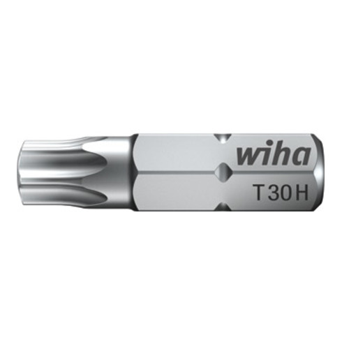 Wiha Bit Set Standard 25 mm TORX® Tamper Resistant (mit Bohrung) T10H 2-tlg. 1/4" in Box