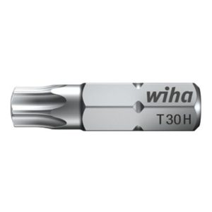 Wiha Bit Standard 25 mm TORX® Tamper Resistant (mit Bohrung) 1/4″ T8H Wiha Bit Standard 25 mm TORX® Tamper Resistant (mit Bohrung) 1/4″ T8H