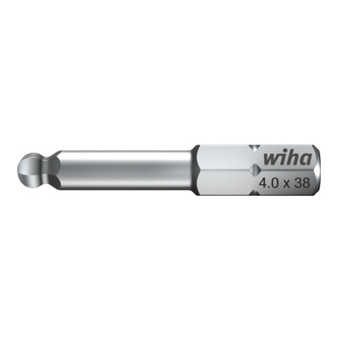 Wiha Bit Standard Sechskant-Kugelkopf 1/4" 3,0 x 38 mm