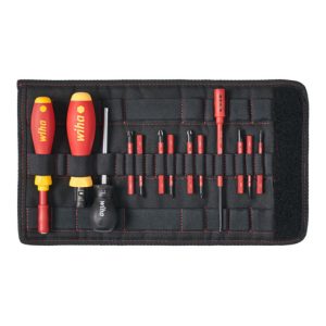 Wiha Drehmoment-Schraubendreher Set TorqueVario®-S electric gemischt 13-tlg. variabel einstellbare Drehmomentbegrenzung in Tasche 0,8-5,0 Nm Wiha Drehmoment-Schraubendreher Set TorqueVario®-S electric gemischt 13-tlg. variabel einstellbare Drehmomentbegrenzung in Tasche 0,8-5,0 Nm