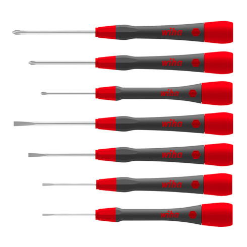 Wiha Feinschraubendreher Set PicoFinish® Schlitz, Phillips 7-tlg.