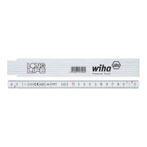 Wiha Gliedermaßstab Longlife® 2 m metrisch, 10 Glieder weiß Wiha Gliedermaßstab Longlife® 2 m metrisch, 10 Glieder weiß