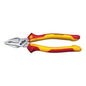 Wiha Kraftkombizange Professional electric mit DynamicJoint® und OptiGrip mit extra langer Schneide in Blister 225 mm