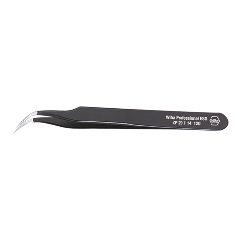 Wiha Präzisionspinzette Professional ESD Typ 7a 120 mm
