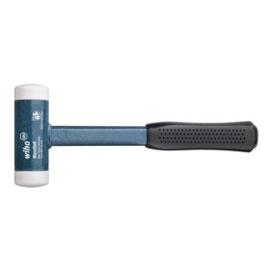 Wiha Schonhammer rückschlagfrei, sehr hart mit Stahlrohrstiel, Rund-Schlagkopf 40 mm Wiha Schonhammer rückschlagfrei, sehr hart mit Stahlrohrstiel, Rund-Schlagkopf 40 mm